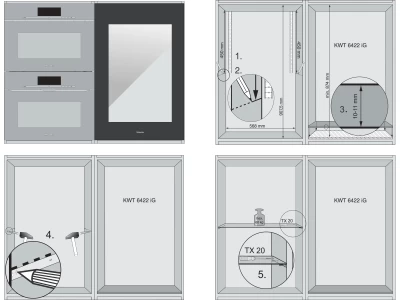 Miele KWT 6422 iG-1   grgr  EU1 Bortemperáló