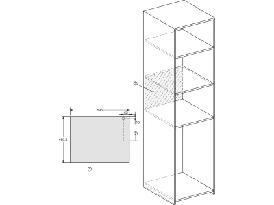 Miele M 2240 SC Beépíthető mikrohullámú sütő