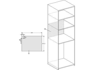 Miele M 7244 TC edst Beépíthető mikrohullámú sütő