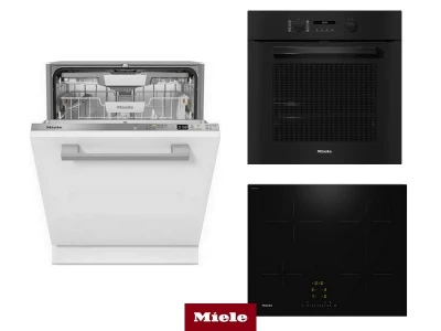Miele M2026Q1_8 akciós beépíthető fekete szett ajánlat