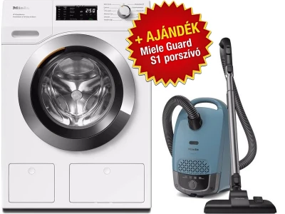 Miele WEG 895 WCS, SC, PW, TD elöltöltős mosógép + ajándék Miele Guard S1 porszívó