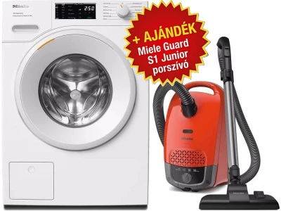 Miele WSD 383 WCS, SC, PW elöltöltős mosógép + ajándék Miele Guard S1 Junior porszívó