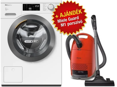 Miele WTD160WCS EU1 LW 8/5 kg Mosó-szárítógép + ajándék Miele Guard M1 porszívó