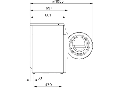 Miele WTR870WPM EU1 LW PWash&TDos 8/5 kg Mosó-szárítógép