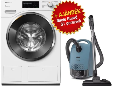 Miele WWG660 WCS EU1 LW TDos&9kg Elöltöltős mosógép + ajándék Miele Guard S1 porszívó