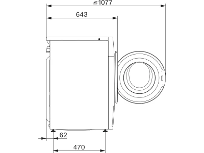 Miele WWG660 WCS EU1 LW TDos&9kg Elöltöltős mosógép