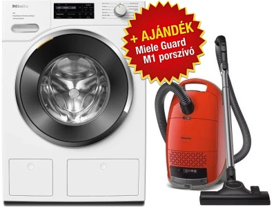 Miele WWI880 WCS PWash&TDos&Steam Elöltöltős mosógép + ajándék Miele Guard M1 porszívó