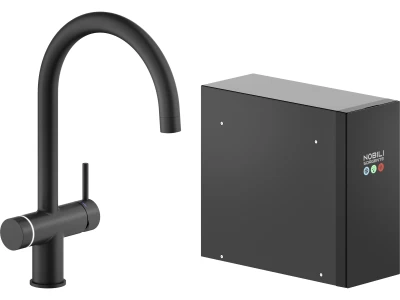 NOBILI SORGENTE FRIZZA & BOLLE csaptelep, mora matt, ALL-IN-ONE rendszerrel