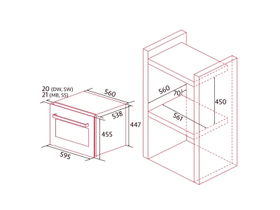 NODOR - Beépíthető borhűtő NorCare VC-4600 DB - Fekete