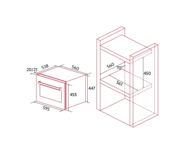 NODOR - Beépíthető borhűtő NorCare VC-4600 SS - Inox