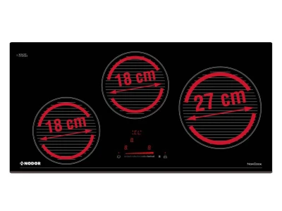 NODOR - Beépíthető indukciós főzőlap NorCook IH-N7003 BK