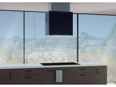 NODOR - Páraelszívó NorBreeze ISLA CUBE GLASS ECO 60 BK/A