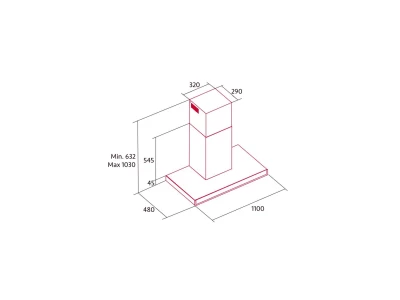Nodor - Páraelszívó NorBreeze SLIM 110 BK