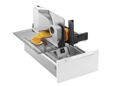 RITTER beépíthető szeletelőgép,jobbosvágófelülettel, min. 30 cm-es fiókba