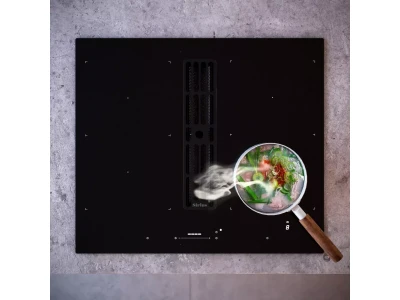 SIRIUS - Beépíthető indukciós főzőlap beépített elszívóval S-DDH6 60 cm