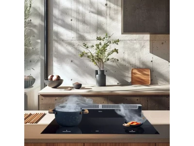 SIRIUS - Beépíthető indukciós főzőlap beépített elszívóval S-DDH9  90 cm