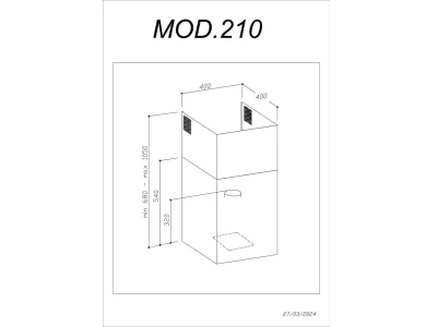 SIRIUS - Páraelszívó MO-210 inox