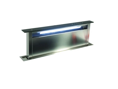 SIRIUS - Páraelszívó S-DD2 TC/L EM 58 LED fekete üveg/inox