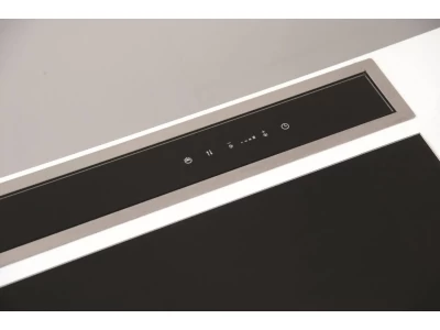 SIRIUS - Páraelszívó S-DD2 TC/L EM 58 LED fekete üveg/inox