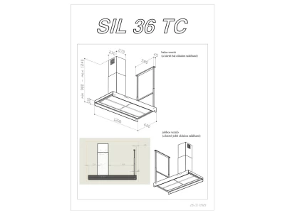 SIRIUS - Páraelszívó SILT-36 TC TW ANTI-DROP jobbos