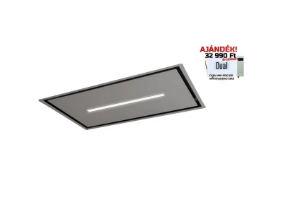 SIRIUS - Páraelszívó SLT-971 EM 90 cm H 160 TW Inox + ajándék CATA mikro MW-5120 DG