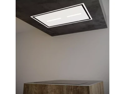 SIRIUS - Páraelszívó SLT-971 LESS EM 120 cm H 160 TW Fehér üveg motor nélkül