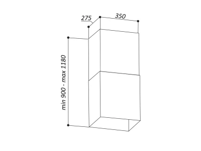 SIRIUS - Páraelszívó kürtő MO-409 W MELODY 