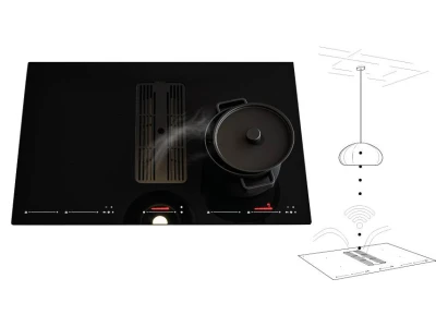 SIRIUS - S-DDH6 AUTOMATIC elszívó indukciós főzőlappal, fehér SENSE lámpával