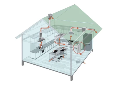 SIRIUS Páraelszívó külső motor SEM 7 külső falra helyezhető