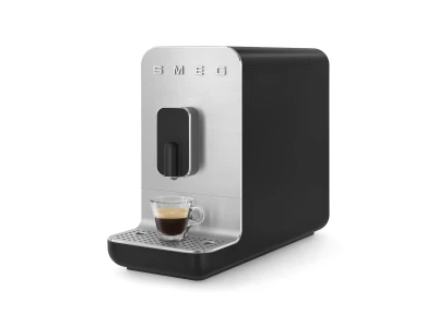 SMEG AUTOMATA KÁVÉFŐZŐ, Collezione design, matt fekete