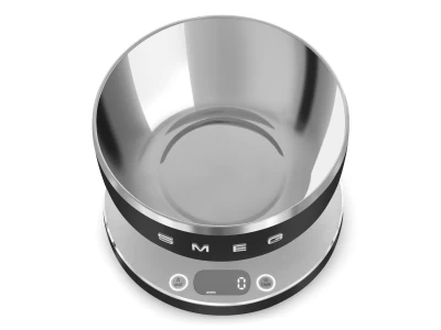 SMEG DIGITÁLIS KONYHAI MÉRLEG, Collezione design, matt fekete