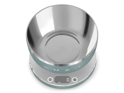 SMEG DIGITÁLIS KONYHAI MÉRLEG, Collezione design, matt smaragdzöld