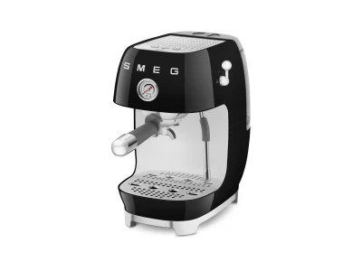 SMEG ESPRESSO KÁVÉFŐZŐ COLD BREW FUNKCIÓVAL, retro, fekete