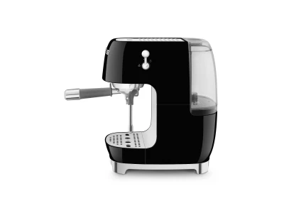 SMEG ESPRESSO KÁVÉFŐZŐ COLD BREW FUNKCIÓVAL, retro, fekete