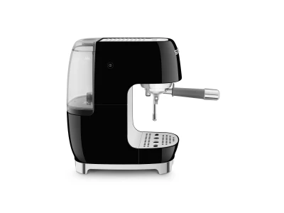 SMEG ESPRESSO KÁVÉFŐZŐ COLD BREW FUNKCIÓVAL, retro, fekete