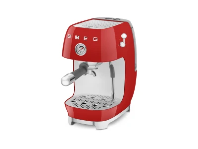 SMEG ESPRESSO KÁVÉFŐZŐ COLD BREW FUNKCIÓVAL, retro, piros