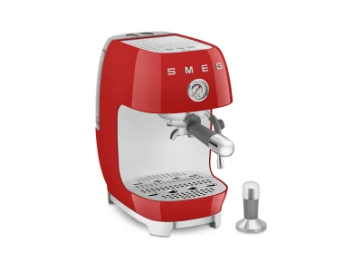 SMEG ESPRESSO KÁVÉFŐZŐ COLD BREW FUNKCIÓVAL, retro, piros