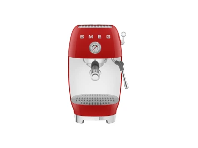 SMEG ESPRESSO KÁVÉFŐZŐ COLD BREW FUNKCIÓVAL, retro, piros