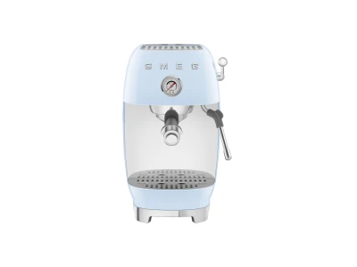 SMEG ESPRESSO KÁVÉFŐZŐ COLD BREW FUNKCIÓVAL, retro, világoskék