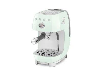 SMEG ESPRESSO KÁVÉFŐZŐ COLD BREW FUNKCIÓVAL, retro, világoszöld