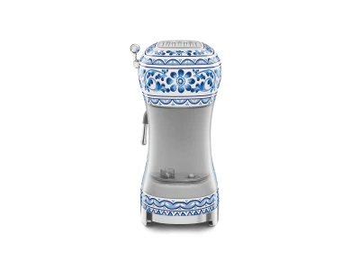 SMEG ESPRESSO KÁVÉFŐZŐ, retro, D&G Blu Mediterraneo kollekció