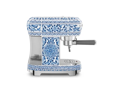 SMEG ESPRESSO KÁVÉFŐZŐ, retro, D&G Blu Mediterraneo kollekció