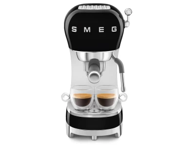 SMEG ESPRESSO KÁVÉFŐZŐ, retro, fekete