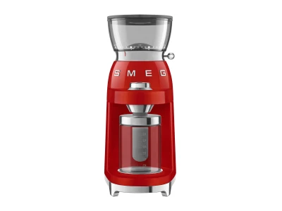 SMEG FÉLPROFESSZIONÁLIS  KÁVÉDARÁLÓ, retro, piros