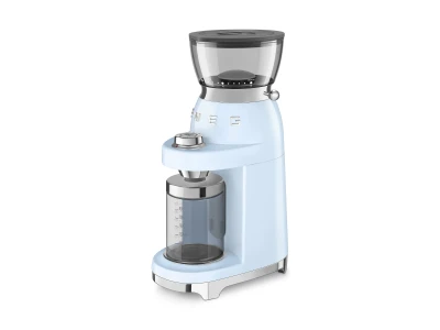 SMEG FÉLPROFESSZIONÁLIS  KÁVÉDARÁLÓ, retro, világoskék