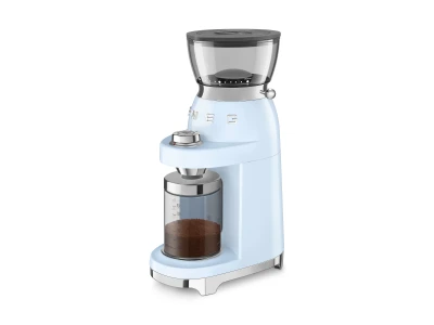 SMEG FÉLPROFESSZIONÁLIS  KÁVÉDARÁLÓ, retro, világoskék