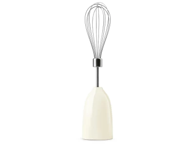 SMEG BOTMIXER SZETT, retro, bézs, tartalma: botmixer, keverőedény, pürésítő feltét, habverő, aprító