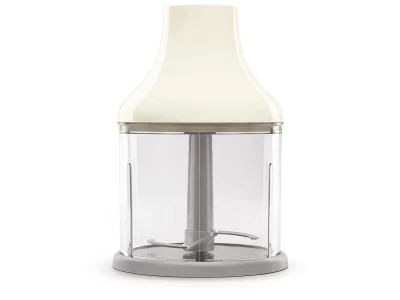 SMEG BOTMIXER SZETT, retro, bézs, tartalma: botmixer, keverőedény, pürésítő feltét, habverő, aprító