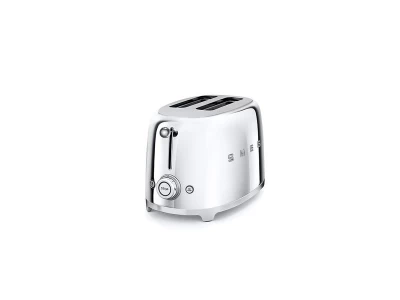 SMEG KENYÉRPIRÍTÓ, retro, 2 szeletes, fényes króm
