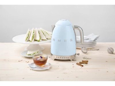 SMEG VÍZFORRALÓ, retro, állítható hőmérséklet, világoskék